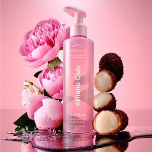 🌸 Athena Club Shave Essentials Bundle | Glossy Shave Oil + Mini Razor Set